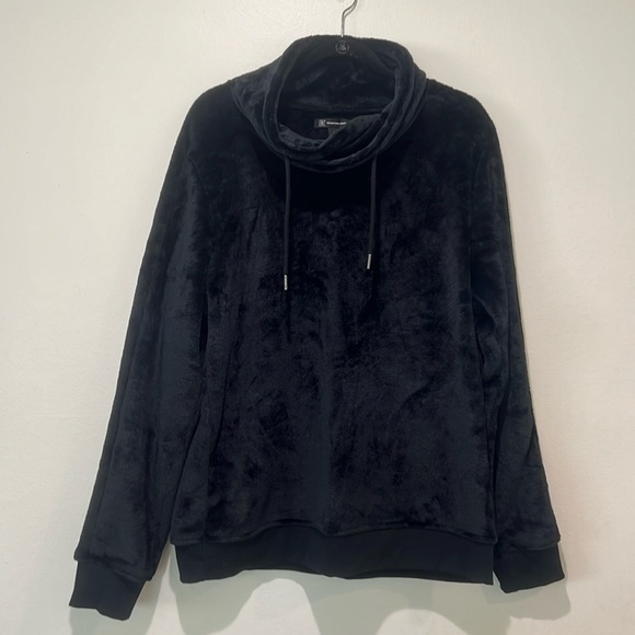 INC Soft Velour Type Cowl Neck Sweater - Picture 1 of 9